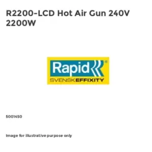 Image of Rapid R2200-LCD Hot Air Gun 240V 2200W