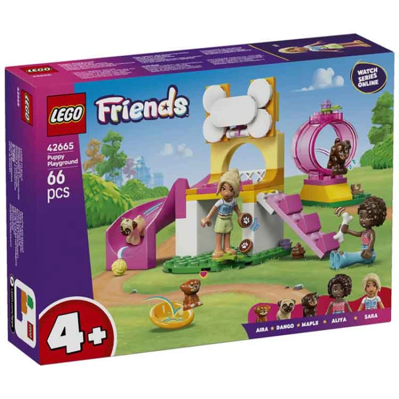 Image of LEGO Friends Puppy Playground Building Kit, Dog Toy For Pretend Play 42665 1025673