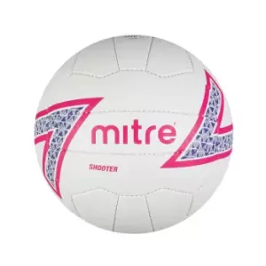 Image of Mitre Shooter Netball (4, White/Pink/Purple/Black)
