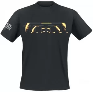 Image of Tool Flame Spiral T-Shirt black