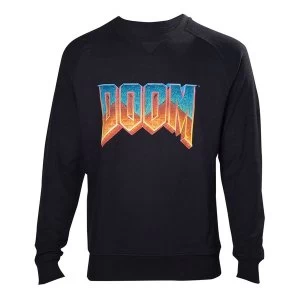 Image of DOOM Mens Vintage Logo Small Sweater