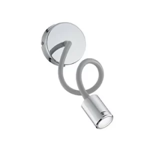 Image of Focus LED 1 Light Wall Reading Light Chrome
