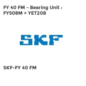 Image of FY 40 FM - Bearing Unit : FY508M + YET208