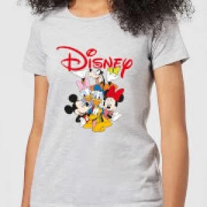 Image of Mickey Mouse Disney Crew Womens T-Shirt - Grey - M