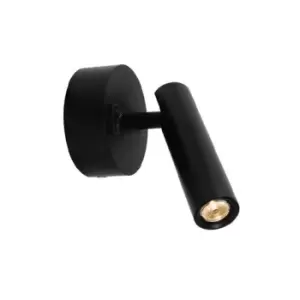 Image of Sadovo Sconce Wall Lamp LED 1x 3W Black