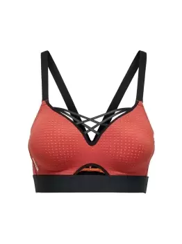 Image of ONLY Mesh Sports Bra Women Red