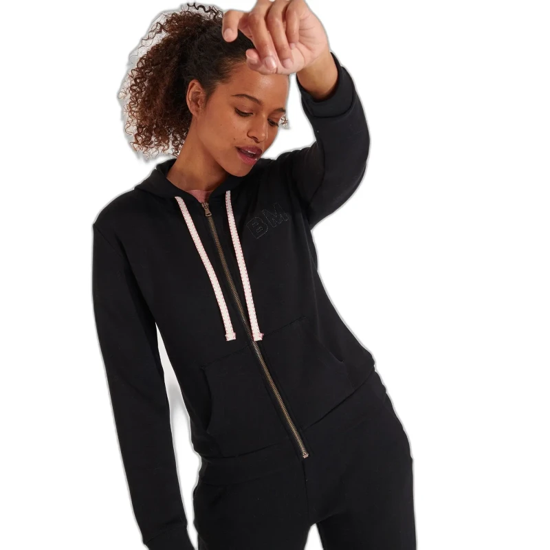 Image of banana moon Womens hooded jacket Banana Moon Resco Bayjoy Noir Female XS