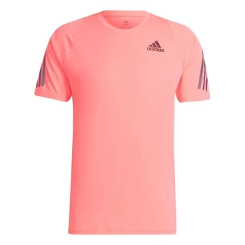 Image of adidas Run Icon T-Shirt Mens - Acid Red
