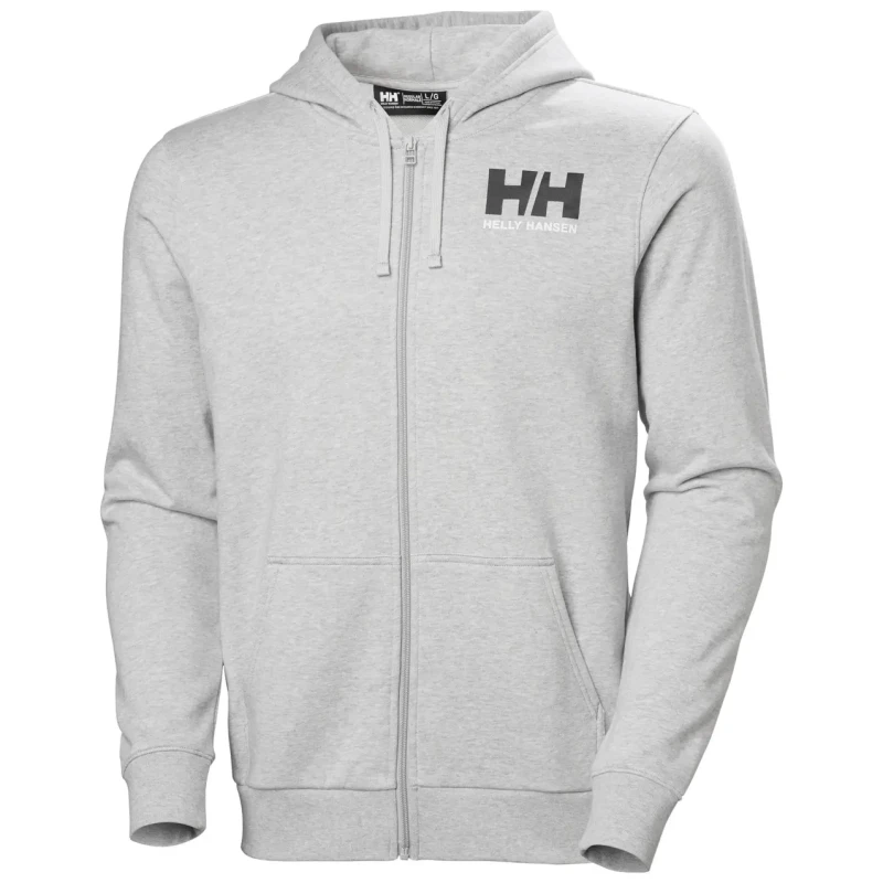 Image of Helly Hansen Full zip hoodie Helly Hansen Logo Gris Male S