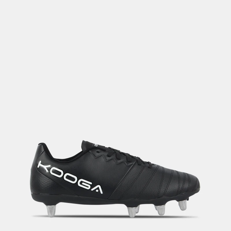 Image of KooGa Power SG Rugby Boots Mens Black/White unisex 11.5 (46.5)