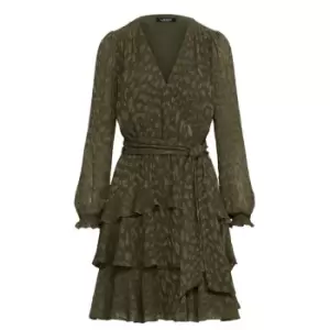 Image of Lauren by Ralph Lauren Zaristo Long Sleeve Dress - Green