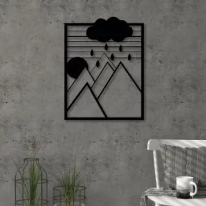 Image of Dreamer Black Decorative Metal Wall Accessory