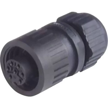 Image of Hirschmann 934 127-100-1 CA 6 LD CA Series Mains Voltage Connector Nominal current (details): 10 A/AC/DC Number of pins: 6 + PE