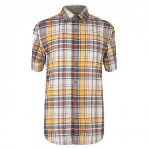Image of Marmot Syrocco Short Sleeve Shirt Mens - Sienna Red