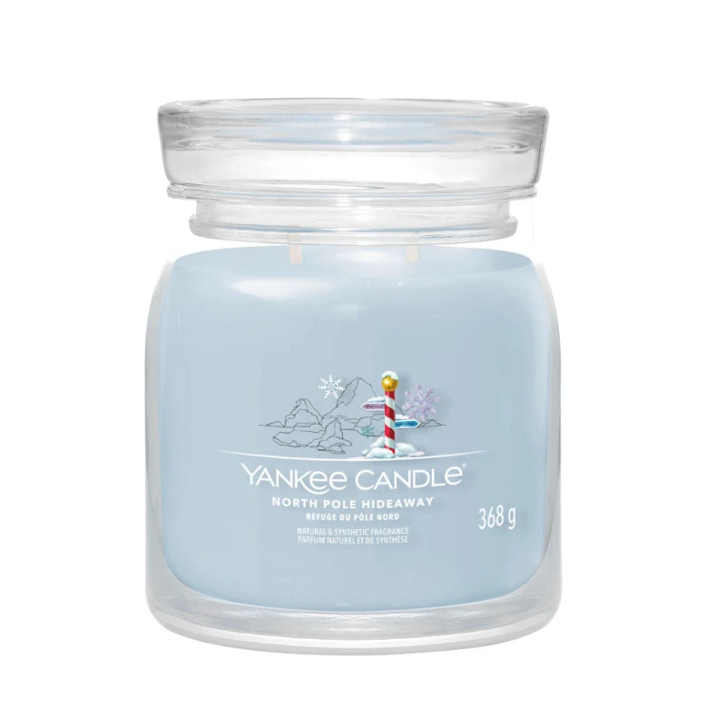 Image of Yankee Candle Signature Medium Jar North Pole Hideaway 368 g