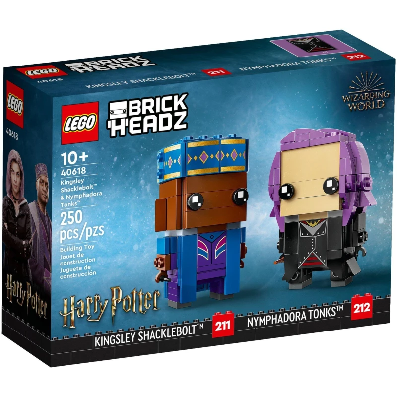Image of LEGO 40618 BrickHeadz Shacklebolt & Nymphadora Multi unisex One Size