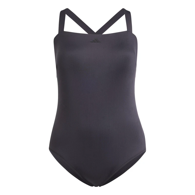 Image of adidas Iconisea H S In One Piece Swimsuit Womens Black female 2X