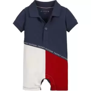 Image of Tommy Hilfiger Baby Colorblock 1 Piece - Blue