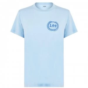 Image of Lee Jeans Lee Jeans Emblem T Shirt - EPLM - SKY Blue