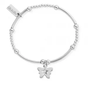 Image of ChloBo Ladies Silver Cute Mini Butterfly Bracelet SBCM408