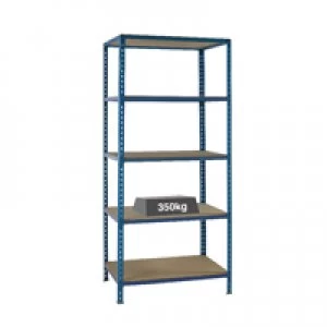 Image of Slingsby Medium Duty Bays Shelf Size 900x400mm Blue 379623