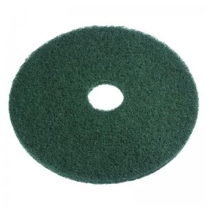 Image of 3M Economy 430mm Green Floor Pads (Pack of 5) 2ndGN17