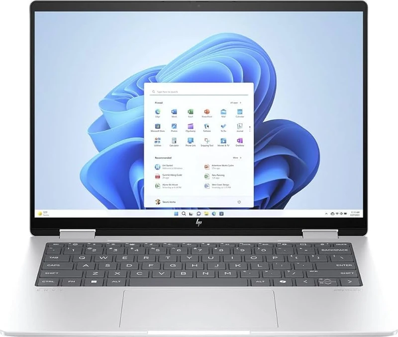 Image of HP Envy x360 14" Ryzen 5 16GB 512GB 2-in-1 Laptop - Silver