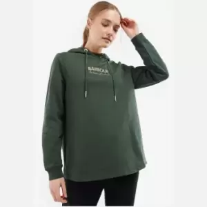 Image of Barbour International Womens B.Intl Romana Overlayer Hoodie - Lugano - UK 8