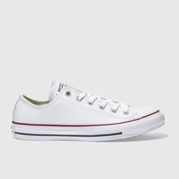 Image of Converse all star ox trainers in white White UK 12 (EU 46½)