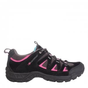 Image of Karrimor Summit Junior Walking Shoes - Black/Pink