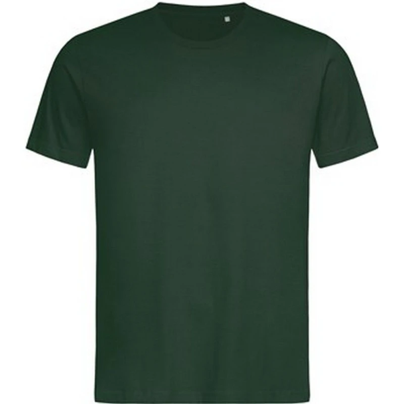 Image of Stedman Stedman Men Lux T-Shirt in Bottle Green Size: Small Bottle Green S Male 5063107600523