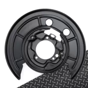 Image of RIDEX Brake Disc Back Plate 1330S0067 Rear Brake Disc Back Protection Plate,Rear Brake Disc Cover Plate FIAT,PEUGEOT,CITROEN