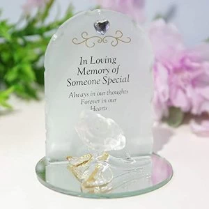 Image of Thoughts Of You Glass Rose Ornament - Someone Special