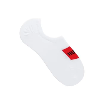 Image of Hugo 2 Pack Label Low Cut Socks - White