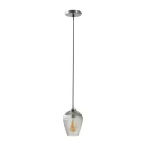 Image of Aurelian Brushed Chrome Ceiling Light Pendant