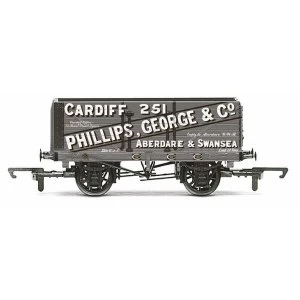 Image of Hornby 7 Plank Wagon Philips George & Co. 257 Era 3 Model Train