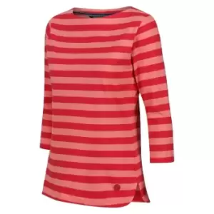 Image of Regatta Bayla three quarterSleeve Top - ShlPnk/MiaRd