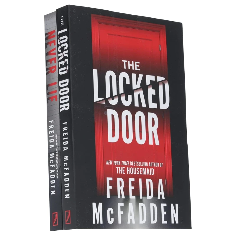 Image of Freida McFadden 2 Book Set Never Lie And The Locked Door Psychological Thriller Duo Freida McFadden Books