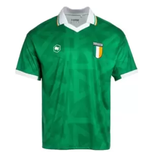 Image of Classicos de Futebol Republic Of Ireland Retro Fan Shirt Mens - Green