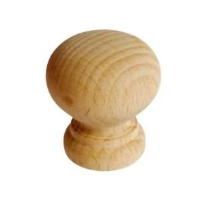 Image of BQ IT Kitchens Beech effect Round Internal Knob Door knob D31 mm