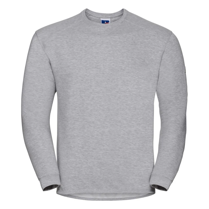 Image of Russell Mens Heavyweight Sweatshirt in Grey Size: XS Grey Male XS