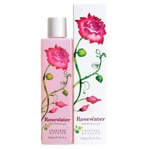 Image of Crabtree & Evelyn Rosewater Bath & Shower Gel 250ml