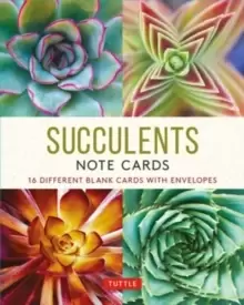 Image of Succulents, 16 Note Cards : 16 Different Blank Cards with Envelopes in a Keepsake Box!
