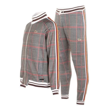 Image of Lonsdale Gentlemen Tracksuit Mens - Beige Check