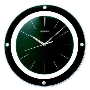 Image of Seiko Stylish Wall Clock - Black