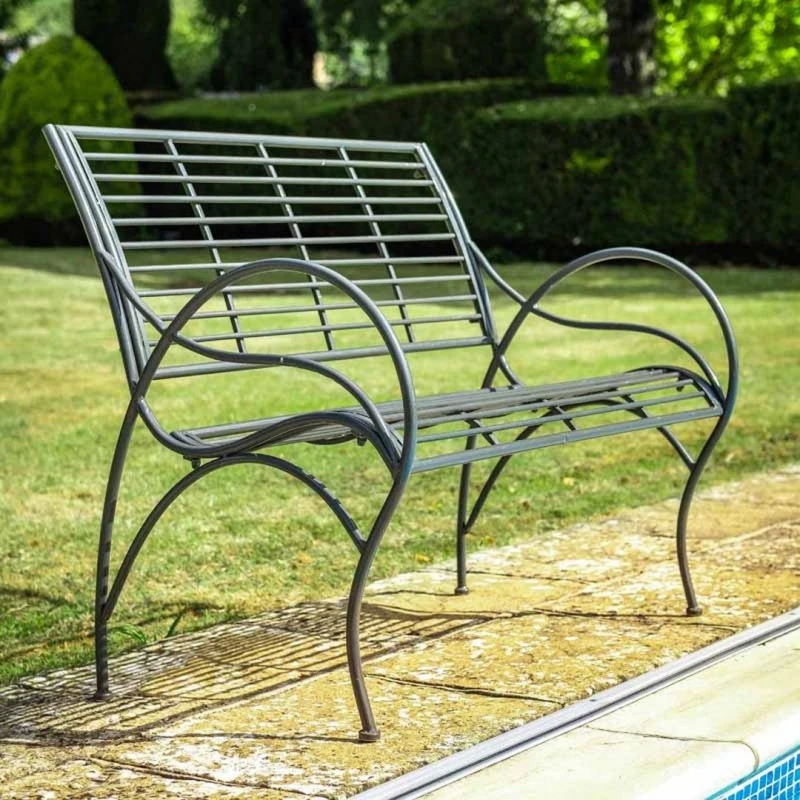 Image of Ascalon Amalfi Bench - L107 X W56 X H92cm - Umbra Grey