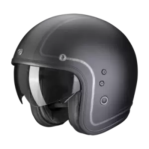 Image of Scorpion Belfast Evo Retrol Matt Black-Silver 2XL