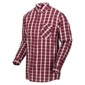 Image of Regatta Lonan Long Sleeve Check Shirt - Port Royale