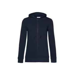 Image of B&C Womens/Ladies Organic Hoodie (M) (Navy)