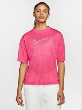 Image of Nike Nsw Mesh T-Shirt - Coral